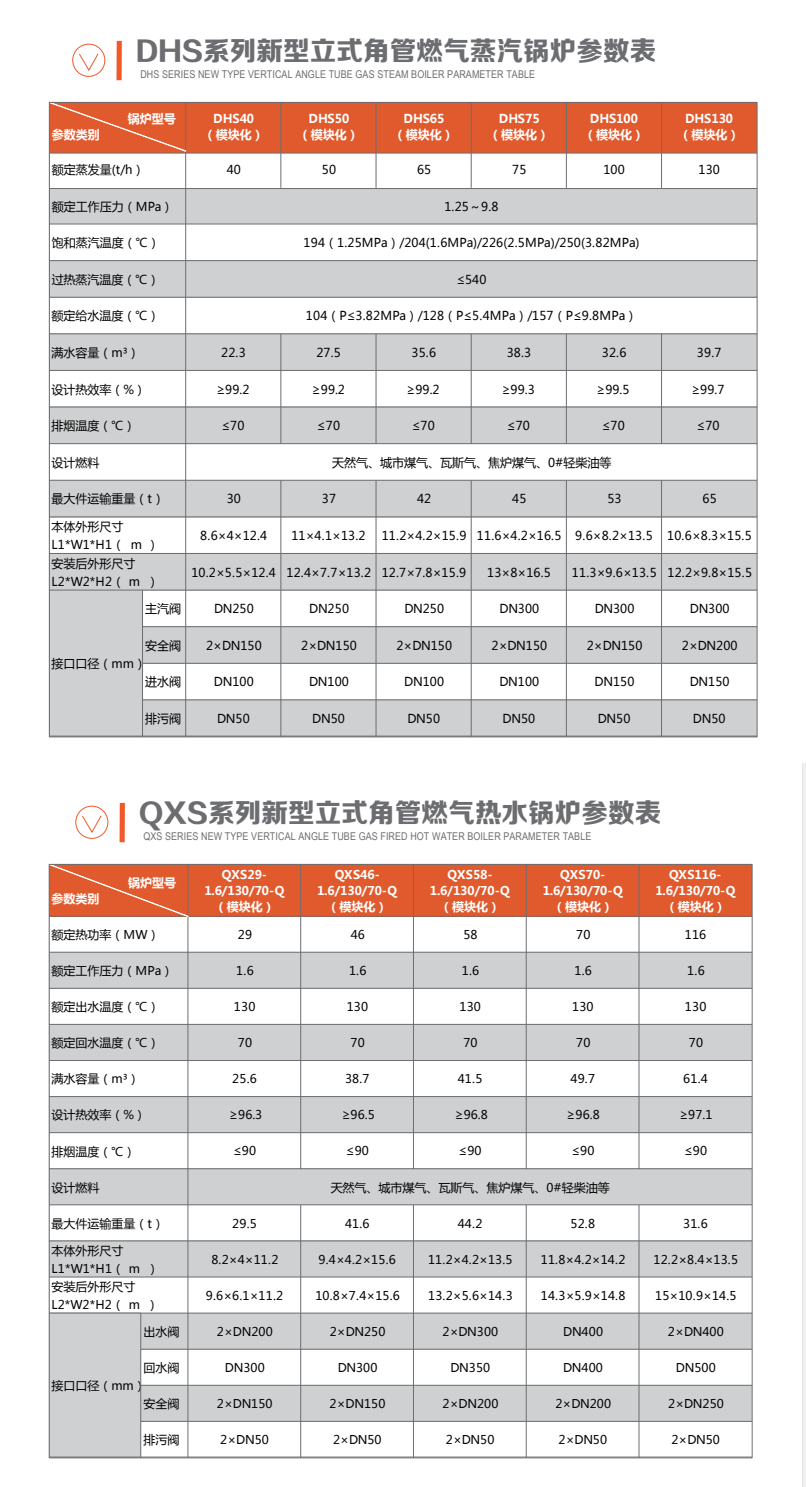 立式角管燃氣鍋爐